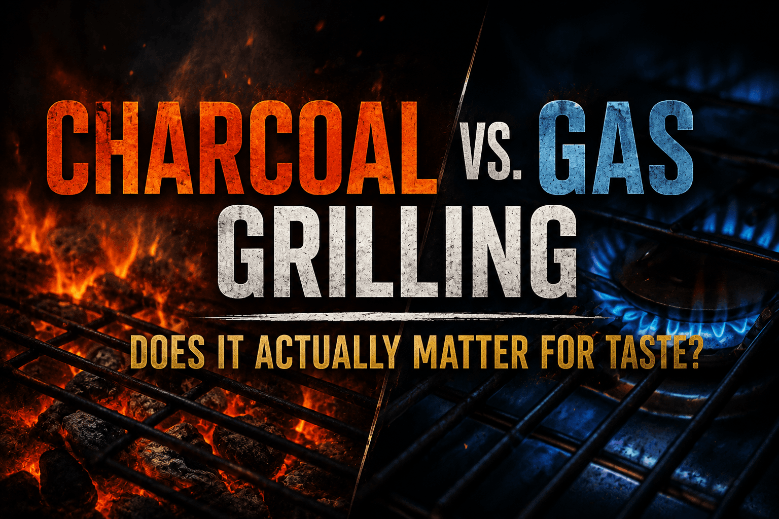 Charcoal vs. Gas Grilling — Does It Actually Matter for Taste?