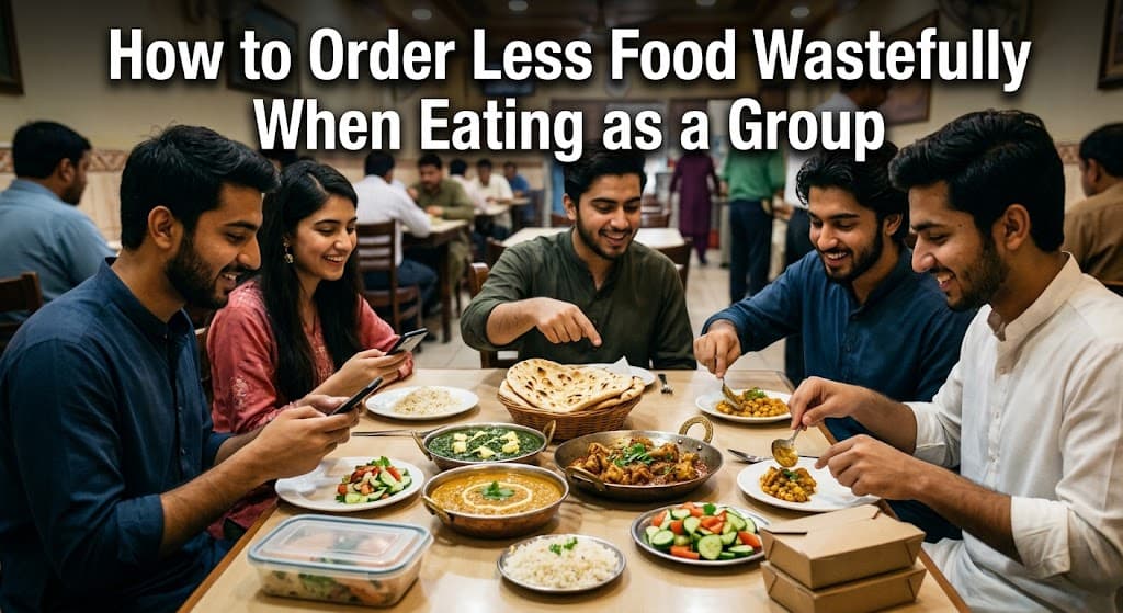 How to Order Less Food Wastefully When Eating as a Group